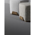 Olos elegant upholstered pouf by Mauro Lipparini | Casa Design Group