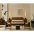 Omar Nightstand by Meridiani with sculptural triangular design and marble top Casa Design Group