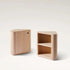Omar Nightstand by Meridiani with sculptural triangular design and marble top Casa Design Group