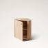 Omar Nightstand by Meridiani with sculptural triangular design and marble top Casa Design Group