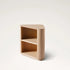 Omar Nightstand by Meridiani with sculptural triangular design and marble top Casa Design Group