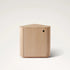 Omar Nightstand by Meridiani with sculptural triangular design and marble top Casa Design Group