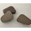 Onda High Coffee Table by Alexandra with an organic lacquered top and sculptural steel bases.
