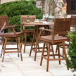 Opal Swivel Hi Dining Armchair | Jensen Outdoor