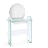 Opalina Toeletta glass vanity with mirror by Cristina Celestino for Tonelli Design | Casa Design Group