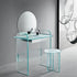Opalina Toeletta glass vanity with mirror by Cristina Celestino for Tonelli Design | Casa Design Group