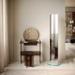 Opalina Toeletta glass vanity with mirror by Cristina Celestino for Tonelli Design | Casa Design Group