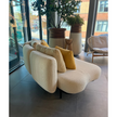 High End Curved Cream Organix Outdoor Lounge Sectional by Royal Botania Casa Design Group Boston 