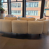 High End Curved Cream Organix Outdoor Lounge Sectional by Royal Botania Casa Design Group Boston 