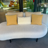 High End Curved Cream Organix Outdoor Lounge Sectional by Royal Botania Casa Design Group Boston 
