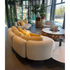 High End Curved Cream Organix Outdoor Lounge Sectional by Royal Botania Casa Design Group Boston 