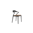 Ori Dining Chair with curved solid wood backrest, integrated armrests and woven cord or upholstered seat by Rimadesio | Casa Design Group