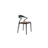 Ori Dining Chair with curved solid wood backrest, integrated armrests and woven cord or upholstered seat by Rimadesio | Casa Design Group