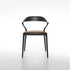 Ori Dining Chair with curved solid wood backrest, integrated armrests and woven cord or upholstered seat by Rimadesio | Casa Design Group