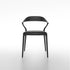 Ori Dining Chair with curved solid wood backrest, integrated armrests and woven cord or upholstered seat by Rimadesio | Casa Design Group