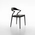 Ori Dining Chair with curved solid wood backrest, integrated armrests and woven cord or upholstered seat by Rimadesio | Casa Design Group