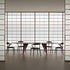 Ori Dining Chair with curved solid wood backrest, integrated armrests and woven cord or upholstered seat by Rimadesio | Casa Design Group
