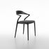 Ori Dining Chair with curved solid wood backrest, integrated armrests and woven cord or upholstered seat by Rimadesio | Casa Design Group
