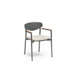 Luxury Origami Dining Chair by Atmosphera with Teak Armrests Casa Design Group