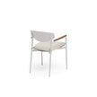 Luxury Origami Dining Chair by Atmosphera with Teak Armrests Casa Design Group
