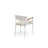 Luxury Origami Dining Chair by Atmosphera with Teak Armrests Casa Design Group