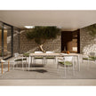 Luxury Origami Dining Chair by Atmosphera with Teak Armrests Casa Design Group