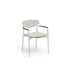Luxury Origami Dining Chair by Atmosphera with Teak Armrests Casa Design Group