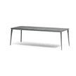 Modern Origami Outdoor Dining Table with Gres Top Casa Design Group