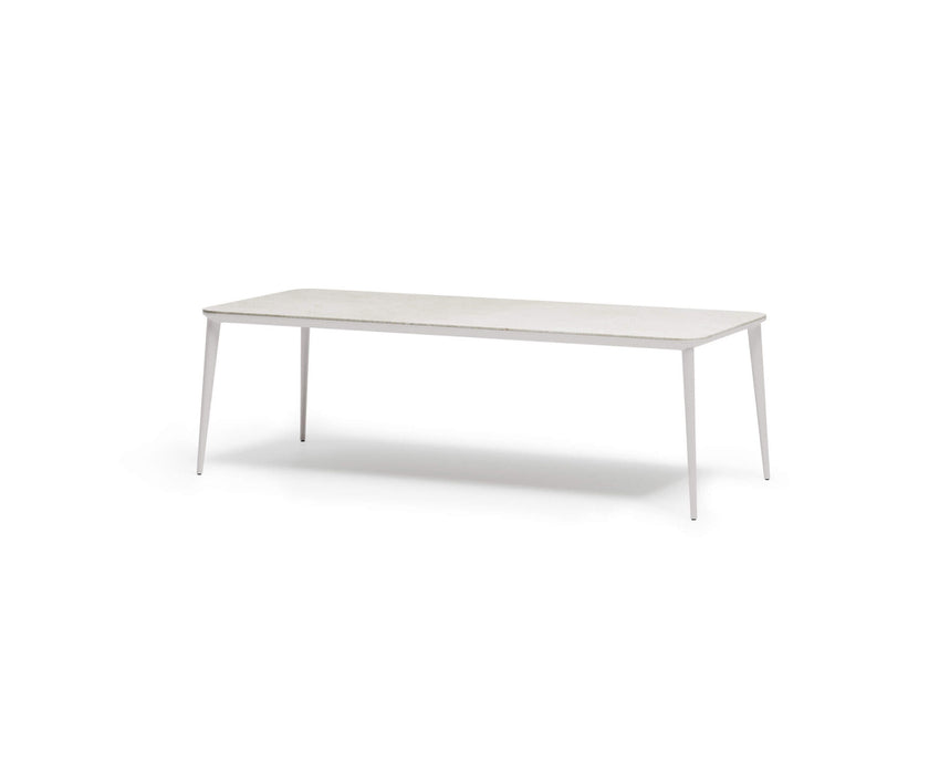 Modern Origami Outdoor Dining Table with Gres Top Casa Design Group