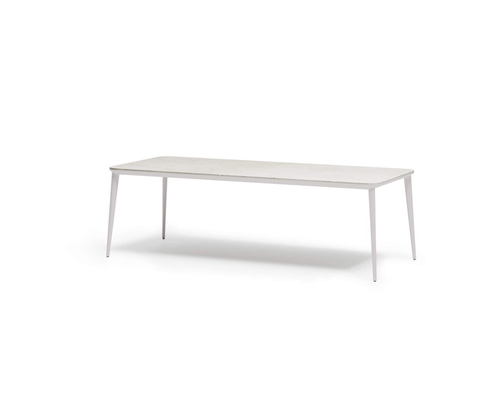 Modern Origami Outdoor Dining Table with Gres Top Casa Design Group