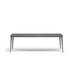 Modern Origami Outdoor Dining Table with Gres Top Casa Design Group