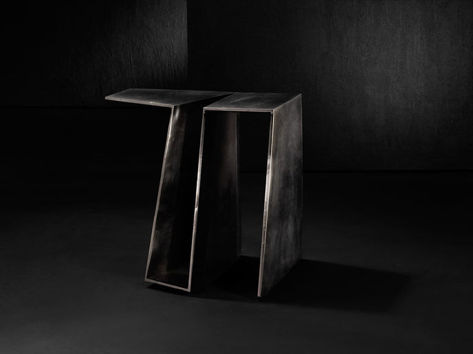 High End Origami Side Table by Henge Casa Design Group