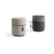 Otto multifunctional pouf with hidden swivel table by Giorgetti | Casa Design Group