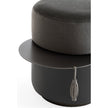 Otto multifunctional pouf with hidden swivel table by Giorgetti | Casa Design Group
