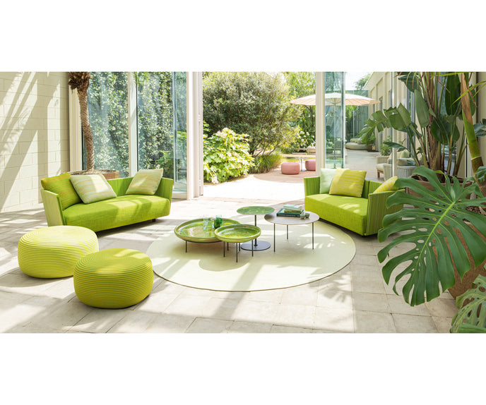 Luxury Otto Outdoor Pouf by Paola Lenti for Modern Outdoor Spaces Casa Design Group