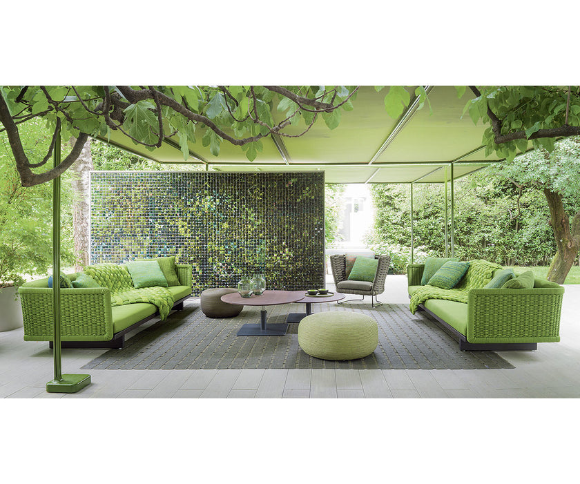 Luxury Otto Outdoor Pouf by Paola Lenti for Modern Outdoor Spaces Casa Design Group