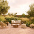 Otto sculptural outdoor coffee table by Marc Merckx for Tribù | Casa Design Group