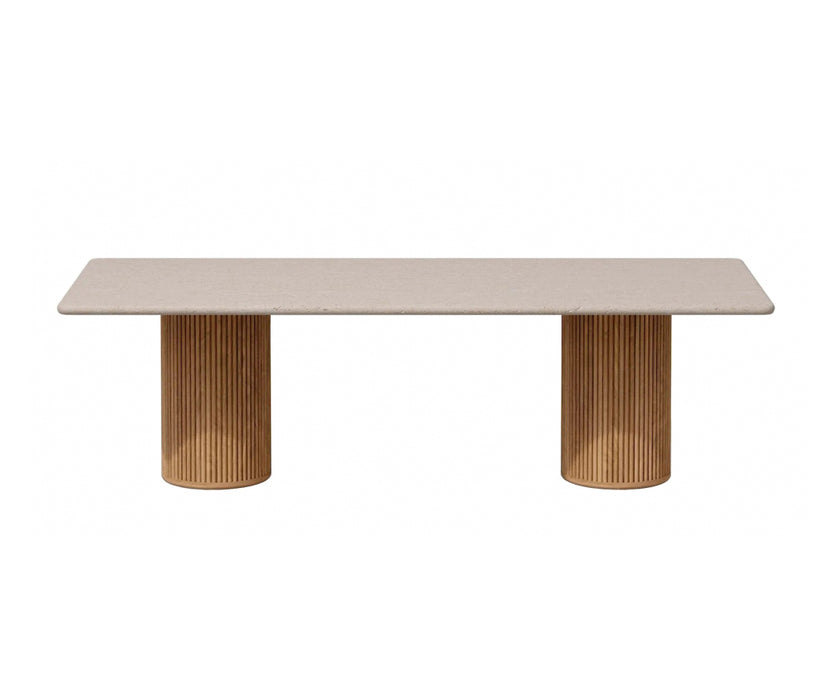 Otto sculptural rectangular bar table by Marc Merckx for Tribù | Casa Design Group