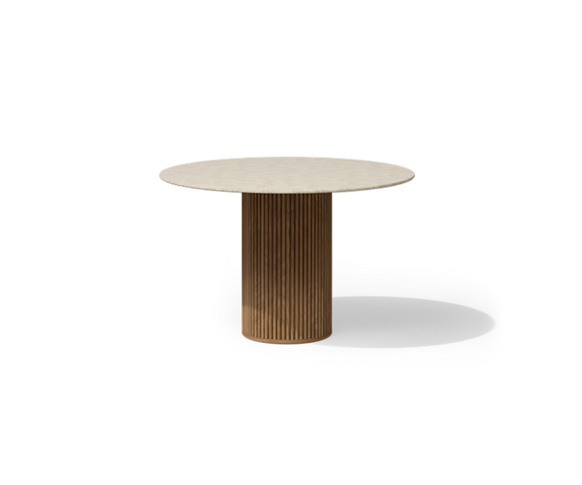 Otto sculptural round bar table by Marc Merckx for Tribù | Casa Design Group