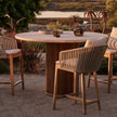 Otto sculptural round bar table by Marc Merckx for Tribù | Casa Design Group