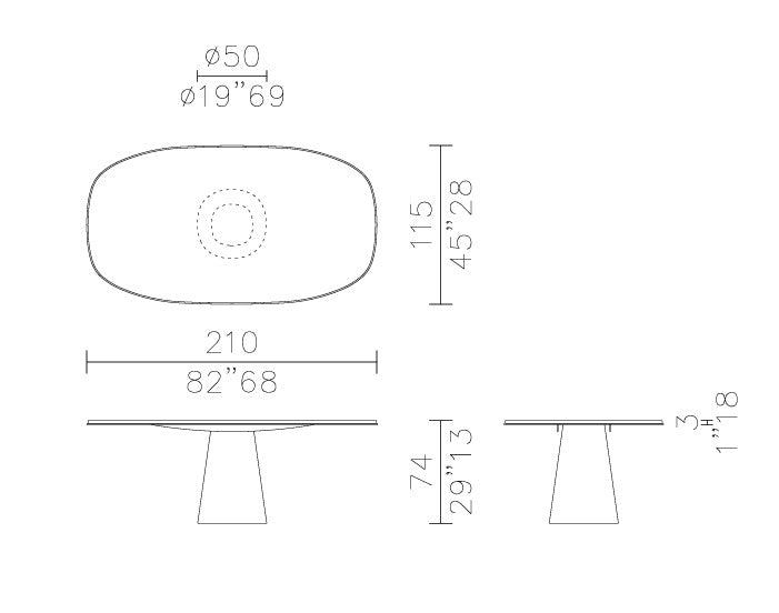 Floor Sample Owen 210 Dining Table