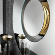 Ozma Round Mirror by Viola Tonucci for Tonelli Design | Casa Design Group