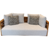 Palinfrasca outdoor sofa in solid teak by Molteni&C designed by Vincent Van Duysen floor sample Casa Design Group