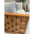 Palinfrasca outdoor sofa in solid teak by Molteni&C designed by Vincent Van Duysen floor sample Casa Design Group