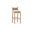 Modern Panama Outdoor Bar Stool with Cylindrical Frame Casa Design Group