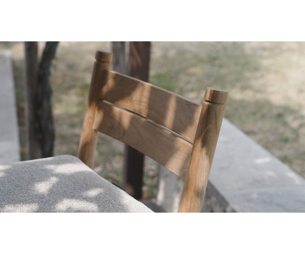 Modern Panama Outdoor Bar Stool with Cylindrical Frame Casa Design Group