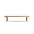 Modern Panama Outdoor Bench with Padded Cushion Casa Design Group