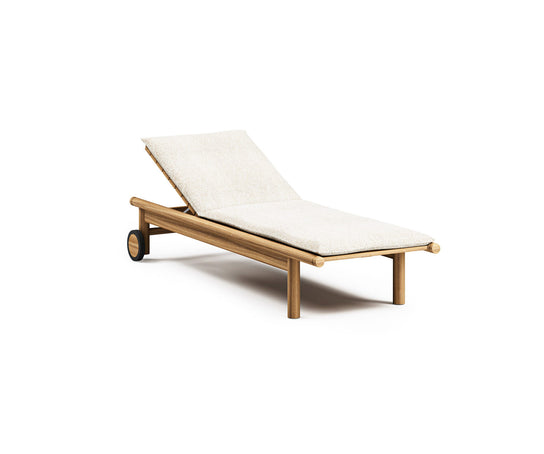 Luxury Panama Chaise Longue by Atmosphera in Teak Casa Design Group