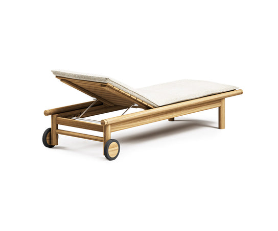 Luxury Panama Chaise Longue by Atmosphera in Teak Casa Design Group