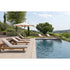 Luxury Panama Chaise Longue by Atmosphera in Teak Casa Design Group